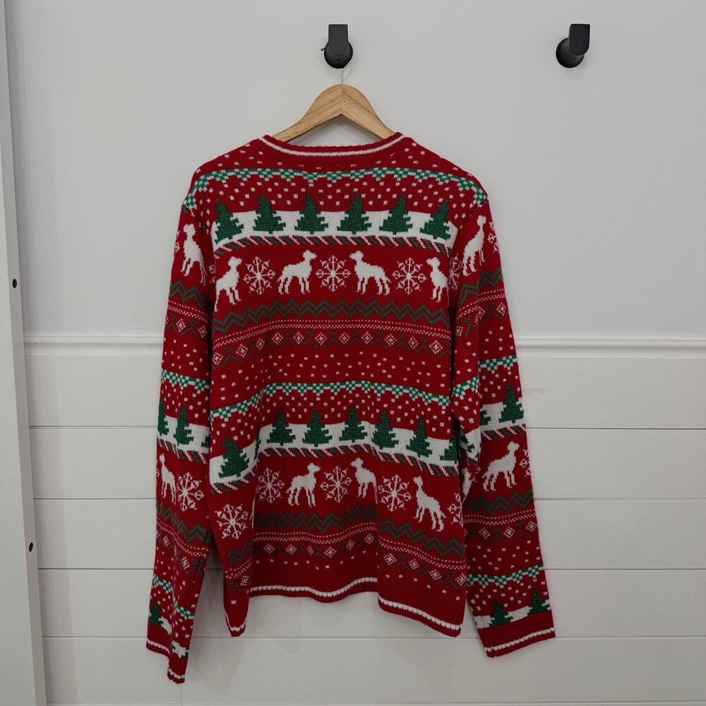 NWT! Unisex Blizzard Bay Ugly Christmas Sweater Dalmatian Dog Size XL - Picture 3 of 3